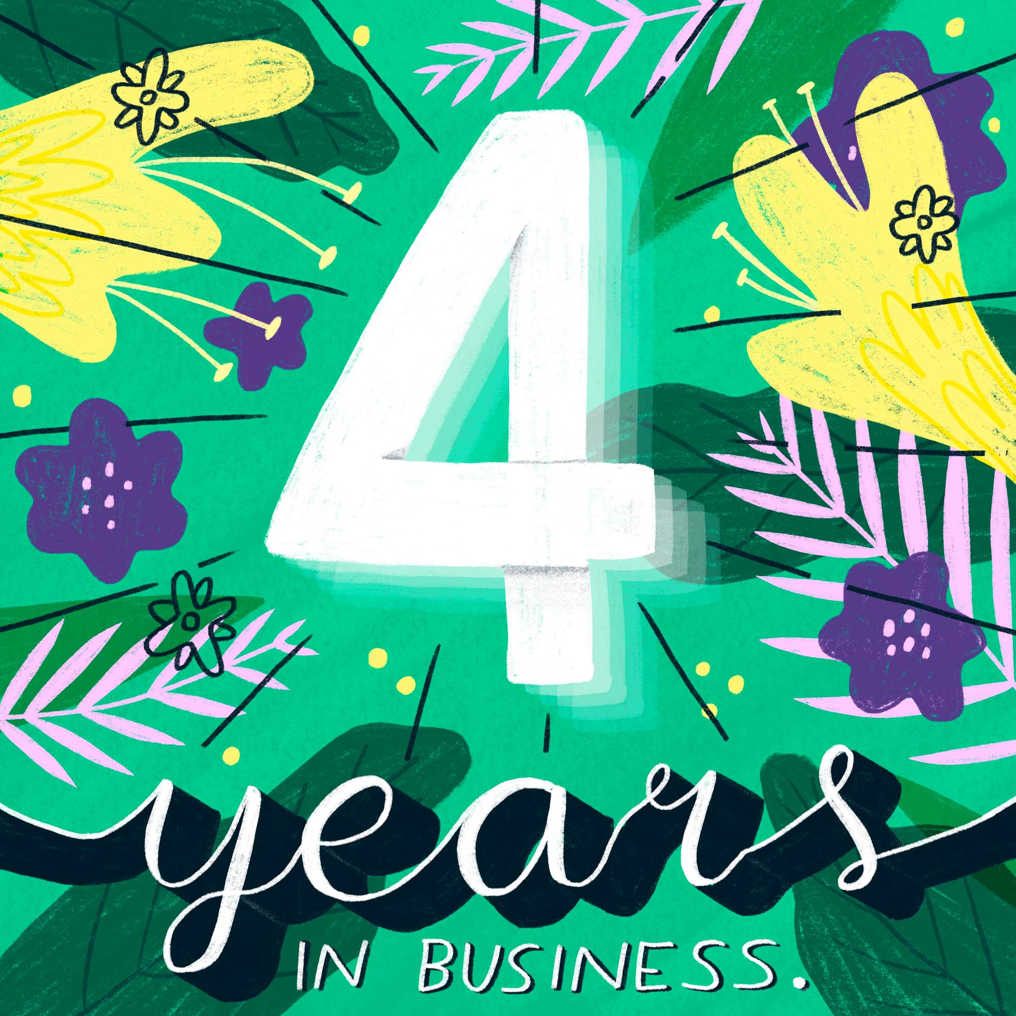 Elly Jahnz's four year business anniversary