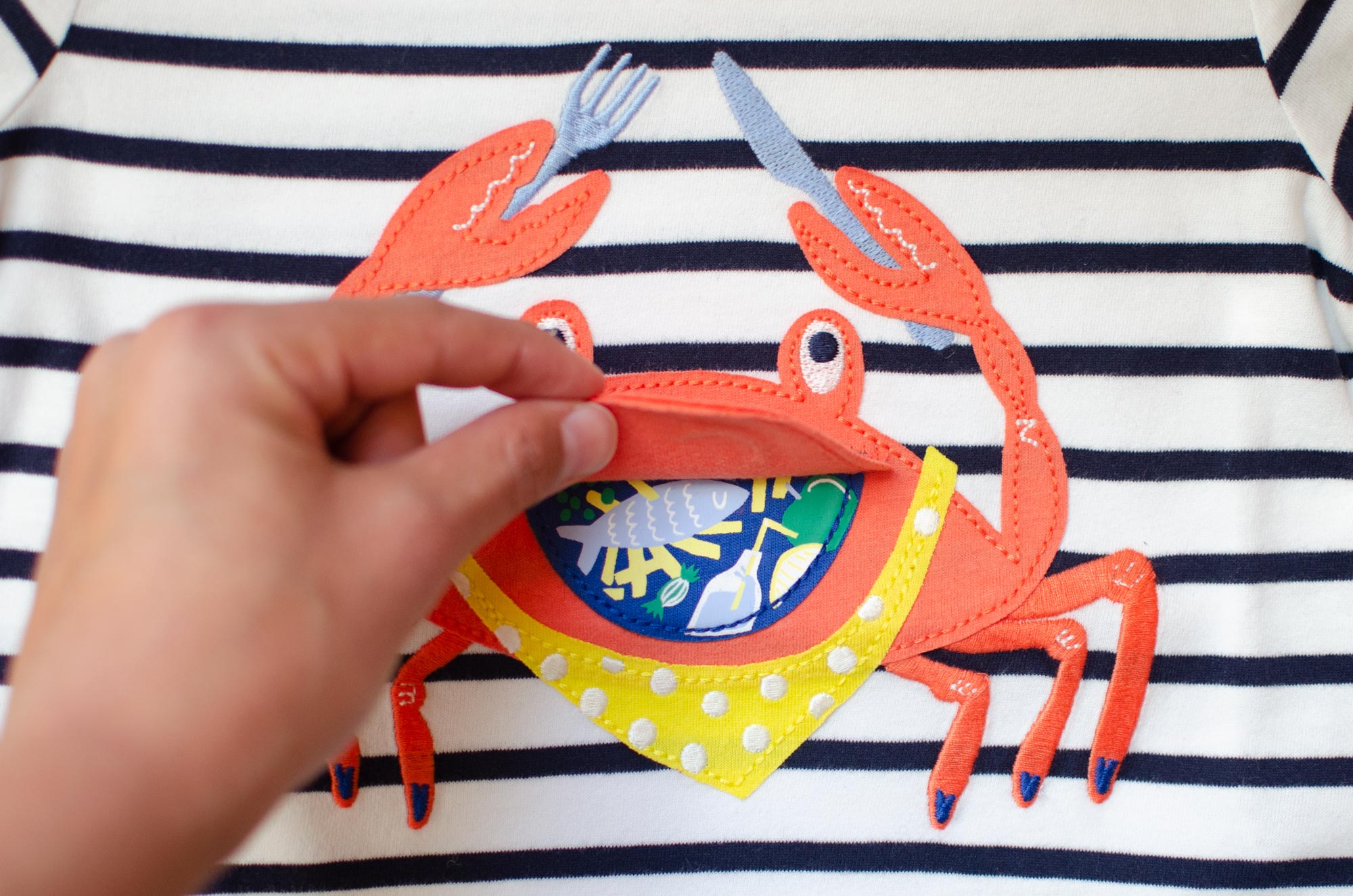 Crab Chomp by Elly Jahnz for Joules