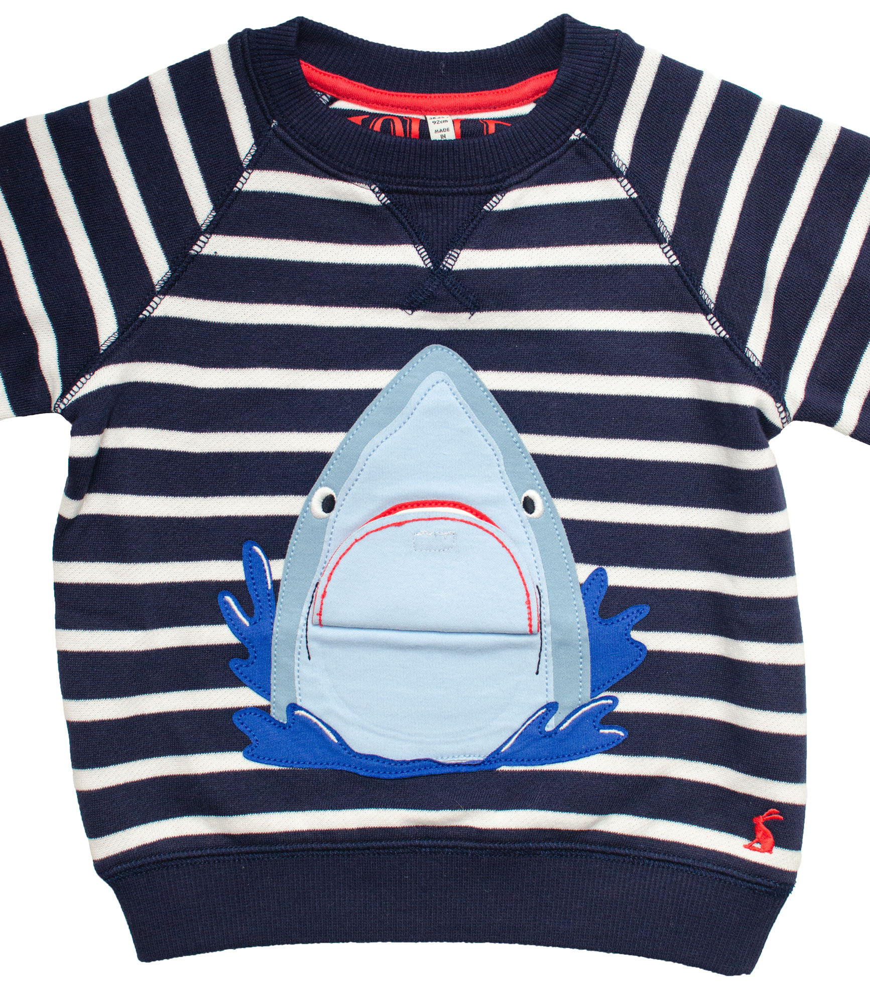 Shark chomp t-shirt illustration by Elly Jahnz for Joules