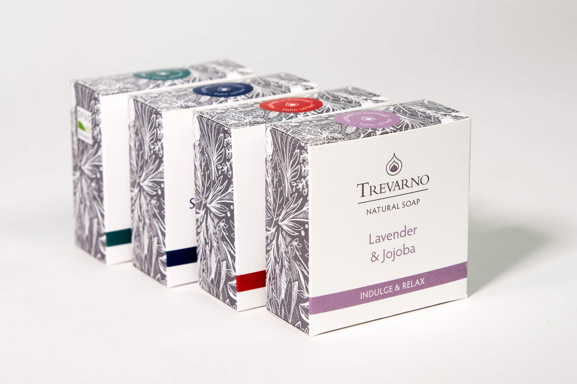 Pattern design for Trevano Skincare by Elly Jahnz